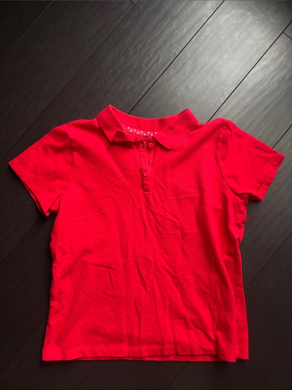 wonder nation Bright Red Polo Shirt for Kids